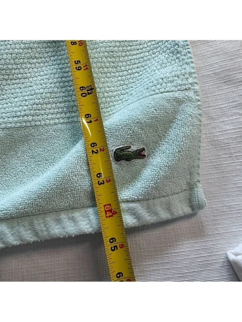 Lacoste Light Green Bath Towel